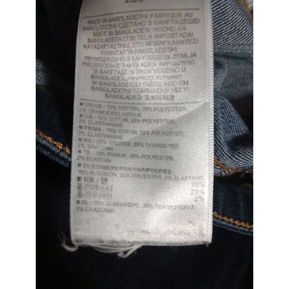 Banana Republic Shorts Ladies 0 25 Dark‎ Wash - Picture 4 of 5